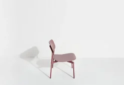 Petite Friture Fromme lounge-stol, brunröd