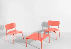 Petite Friture Fromme lounge stol, korall