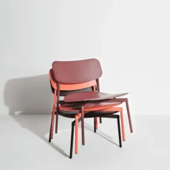 Petite Friture Fromme lounge stol, korall