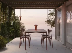 Petite Friture Fromme matbord, 90 x 180 cm, brunröd