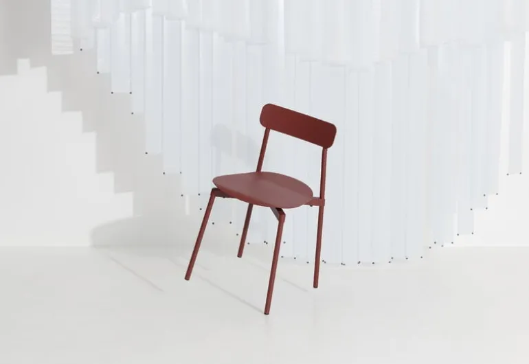 Petite Friture Fromme stol, brunröd