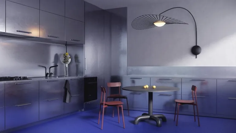 Petite Friture Fromme stol, brunröd