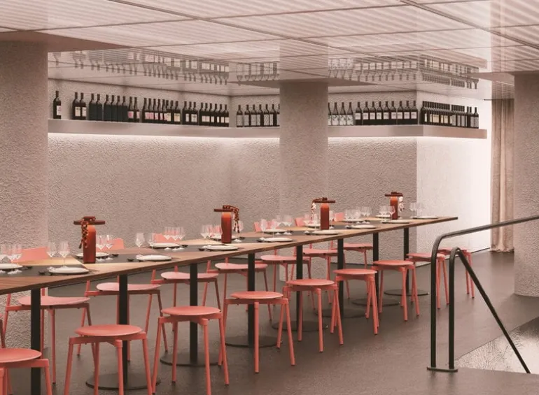 Petite Friture Fromme stol, korall