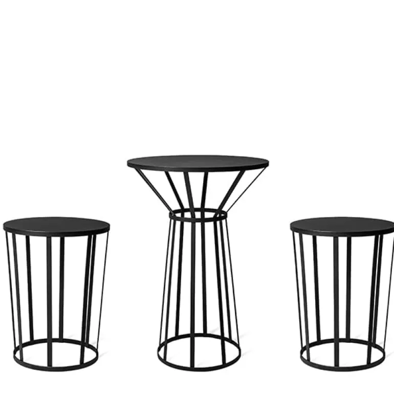 Petite Friture Hollo soffbord, svart