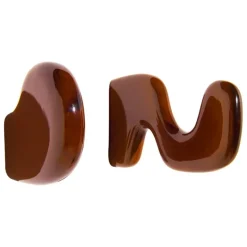 Petite Friture Klump väggkrok, set om 2, brun