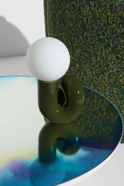 Petite Friture Neotenic bordslampa, 26 cm, grön