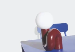 Petite Friture Neotenic bordslampa, 51 cm, körsbär