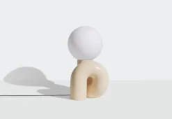 Petite Friture Neotenic bordslampa, 51 cm, vanilj