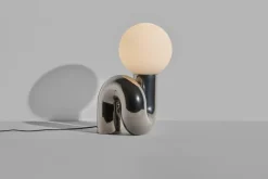 Petite Friture Neotenic bordslampa, 51 cm, platina