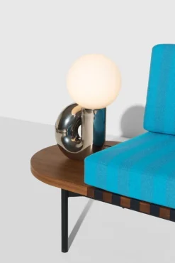 Petite Friture Neotenic bordslampa, 51 cm, platina