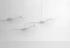 Petite Friture Vertigo Nova pendellampa, 140 cm, vit