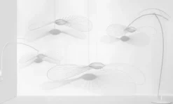 Petite Friture Vertigo Nova pendellampa, 140 cm, vit