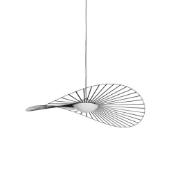 Petite Friture Vertigo Nova pendellampa, 110 cm, svart - vitt glas