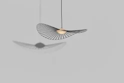 Petite Friture Vertigo Nova pendellampa, 110 cm, svart - vitt glas