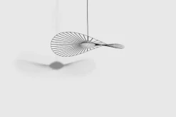 Petite Friture Vertigo Nova pendellampa, 110 cm, svart - vitt glas