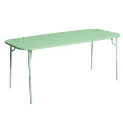 Petite Friture Week-end bord, 85 x 180 cm, pastellgrön