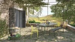 Petite Friture Week-end bridge stol, gul