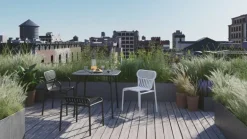 Petite Friture Week-end bridge stol, svart