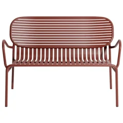 Petite Friture Week-end dubbel bäddsoffa, brunröd