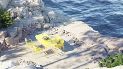 Petite Friture Week-end fåtölj, gul