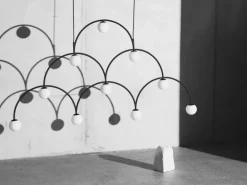 Pholc Bounce 169 pendellampa, svart - opal