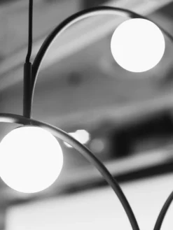 Pholc Bounce 169 pendellampa, svart - opal