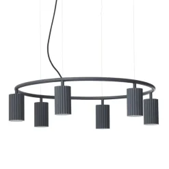 Pholc Donna Circle 60 taklampa, svart bläck