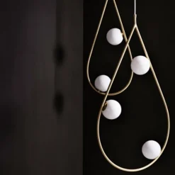 Pholc Pearls 80 pendellampa, nickel