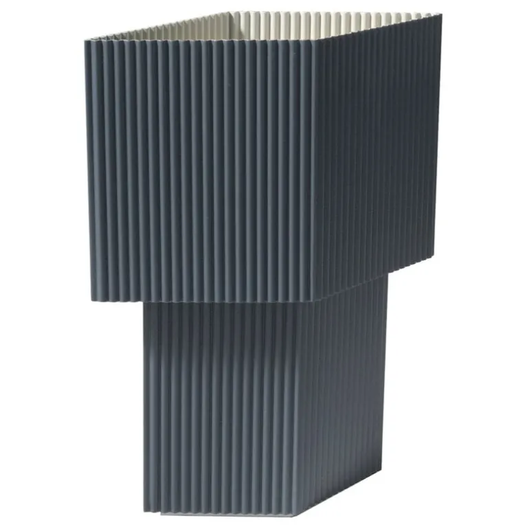 Pholc Romb Mini bordslampa, blå sten