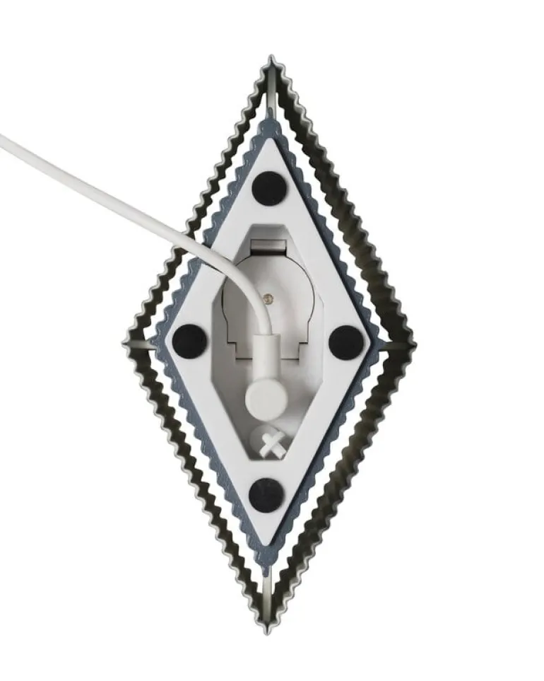 Pholc Romb Mini bordslampa, blå sten