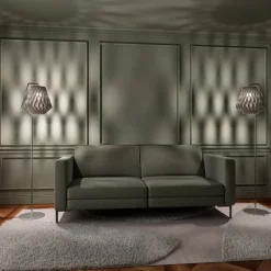 Pilke Lights Pilke Signature 28 golvlampa, vit