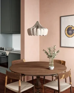 Pilke Lights Pioni liten pendellampa, vit