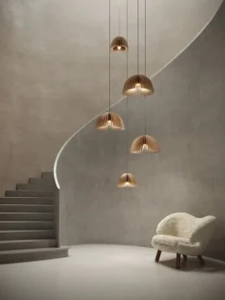 Pilke Lights Verna 50 pendellampa, björk