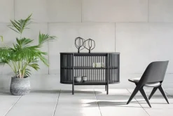 Poiat Petit Bastone sidobord med dörrar, svart