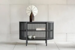 Poiat Petit Bastone sidobord med dörrar, svart