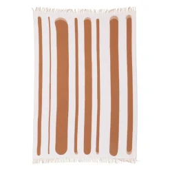 Raawii Brush filt, tan - milk