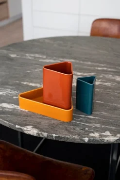 Raawii Canvas mittpunkt, umami gul