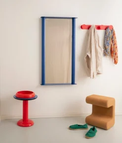 Raawii Coffee Thing tidningsställ, tropiskt blå - röd