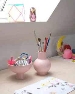 Raawii Strøm skål, coral blush