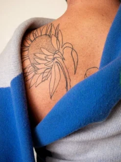 Raawii Teenagers from Mars filt, vit - blå - bladgrön