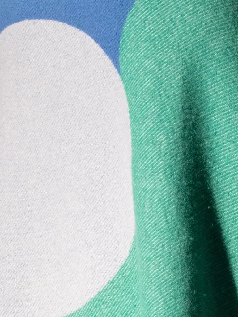 Raawii Teenagers from Mars filt, vit - blå - bladgrön