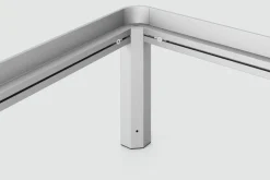 ReFramed Sängram med lameller, aluminium