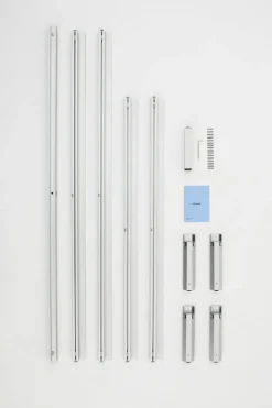 ReFramed Sängram med lameller, aluminium