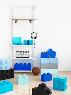 Room Copenhagen Lego Storage Brick 8, azur