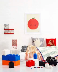 Room Copenhagen Lego Storage Brick 1 rund, blå