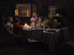 Rosendahl Soft Spot Solar Circular bärbar bordslampa, 25 cm, terrakotta