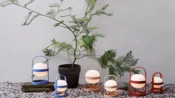 Rosendahl Soft Spot Solar Circular bärbar bordslampa, 25 cm, vete