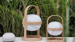 Rosendahl Soft Spot Solar Circular bärbar bordslampa, 25 cm, vete