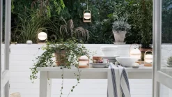 Rosendahl Soft Spot Solar Circular bärbar bordslampa, 25 cm, vete