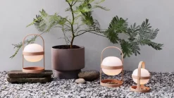 Rosendahl Soft Spot Solar Circular bärbar bordslampa, 18,5 cm, vete